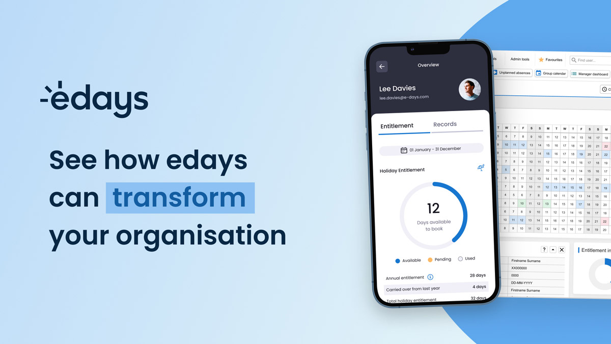 edays promotional video thumbnail. Press play to watch now