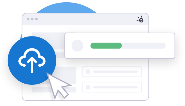 Document upload illustration
