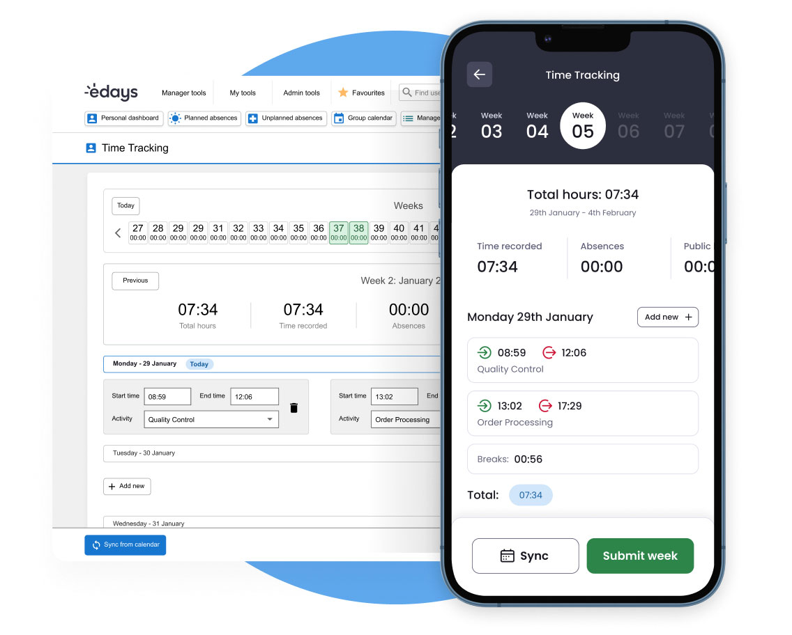 time tracking mobile app