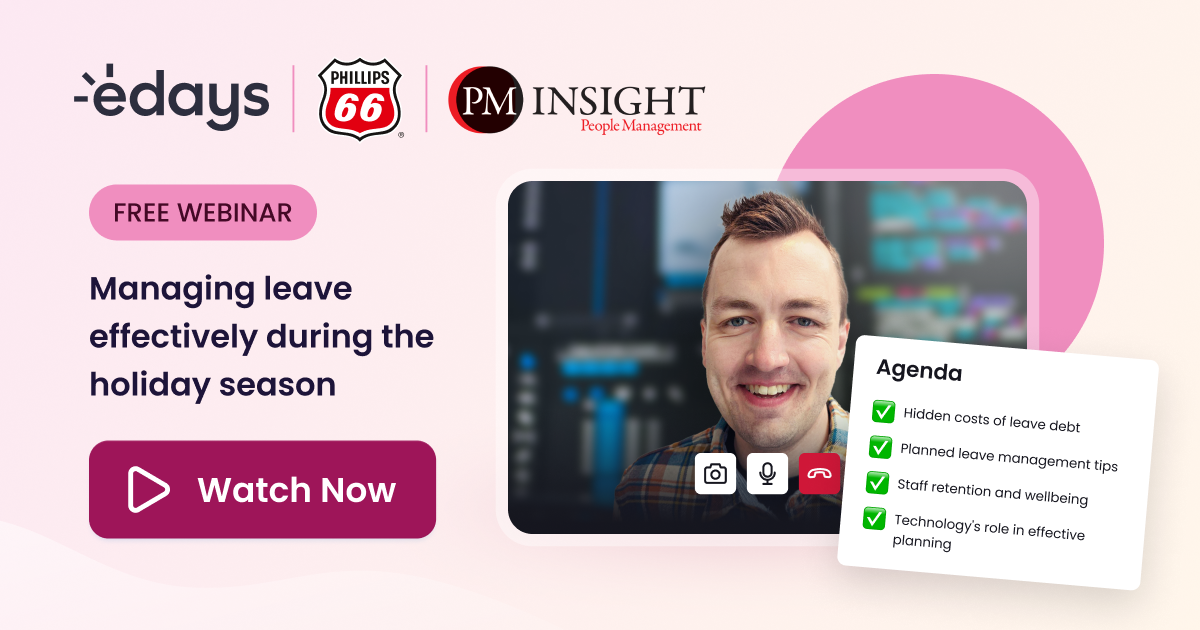 managing leave during holidays webinar hero