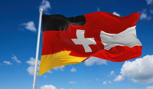 DACH region flag