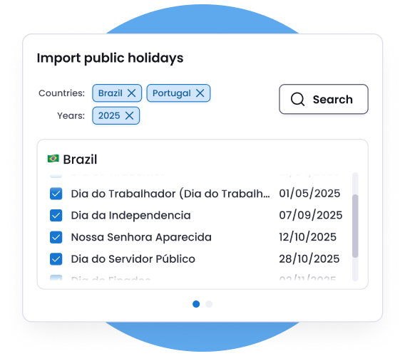 import public holidays