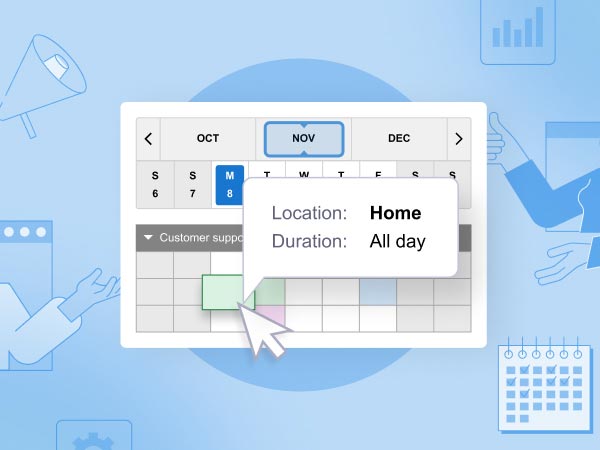 working locations add on feature